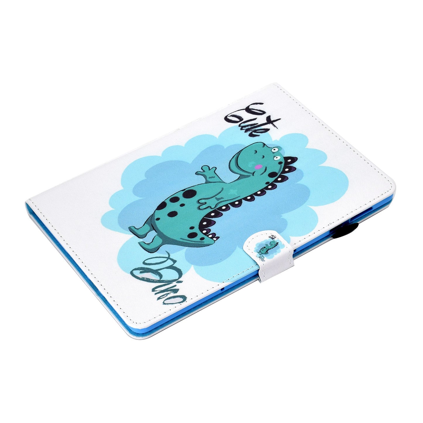 For Huawei Enjoy Tablet 2 / MatePad T 10 9.7 inch / T 10S 10.1 inch / Honor Pad 6 10.1-inch / Pad X6 9.7 inch Pattern Printing Stand Cover Stitching Leather Card Slots Magnetic Case
