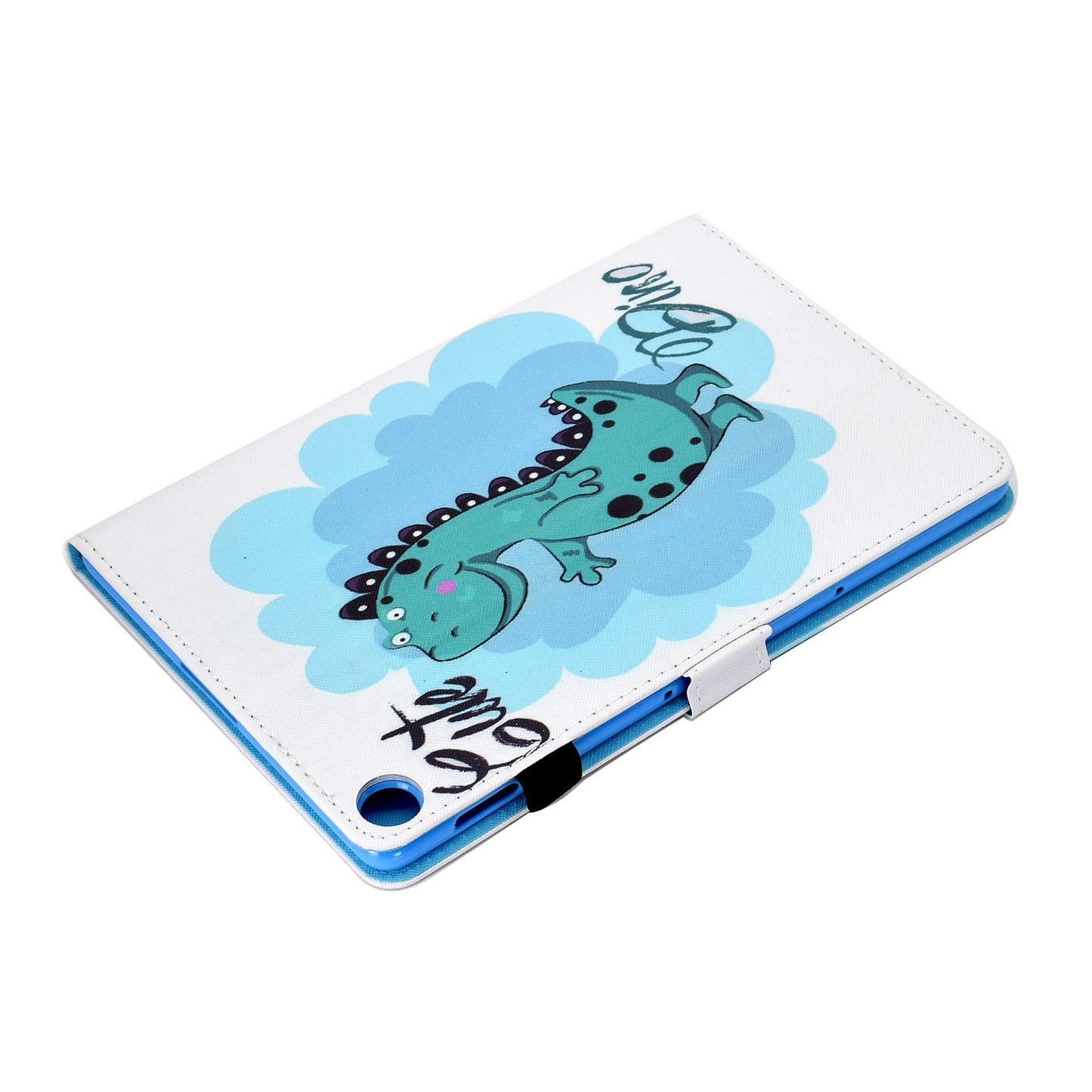 For Huawei Enjoy Tablet 2 / MatePad T 10 9.7 inch / T 10S 10.1 inch / Honor Pad 6 10.1-inch / Pad X6 9.7 inch Pattern Printing Stand Cover Stitching Leather Card Slots Magnetic Case