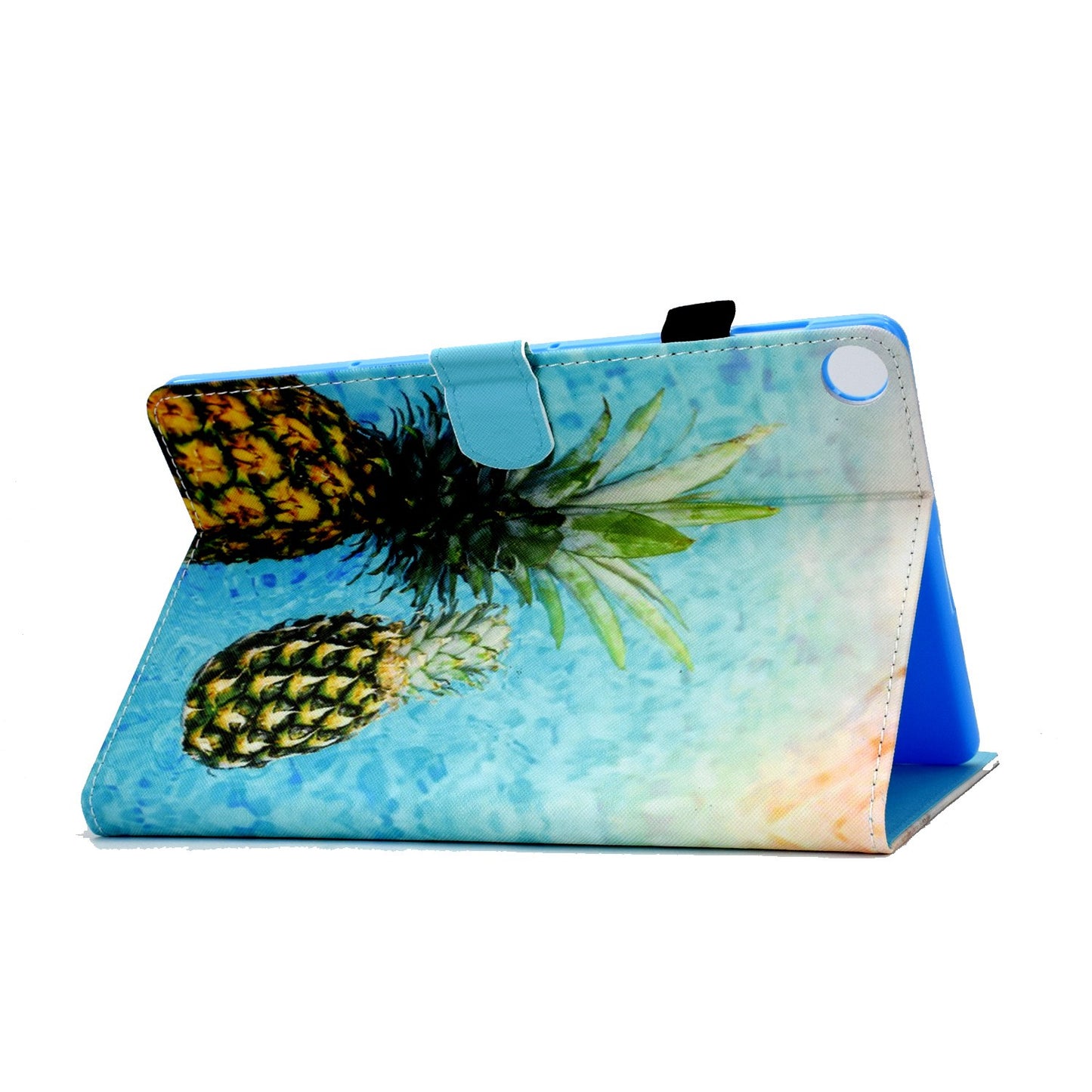 For Huawei Enjoy Tablet 2 / MatePad T 10 9.7 inch / T 10S 10.1 inch / Honor Pad 6 10.1-inch / Pad X6 9.7 inch Pattern Printing Stand Cover Stitching Leather Card Slots Magnetic Case