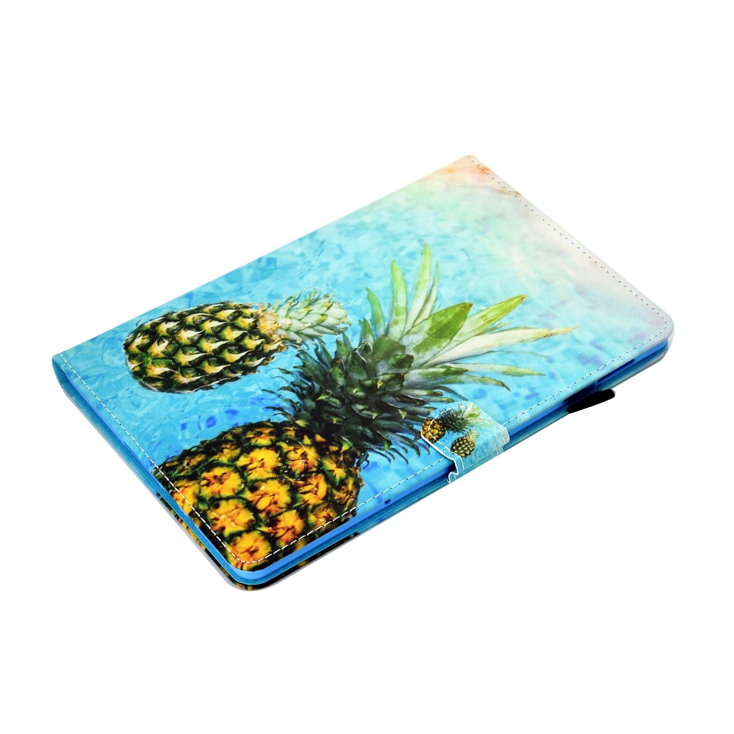 For Huawei Enjoy Tablet 2 / MatePad T 10 9.7 inch / T 10S 10.1 inch / Honor Pad 6 10.1-inch / Pad X6 9.7 inch Pattern Printing Stand Cover Stitching Leather Card Slots Magnetic Case