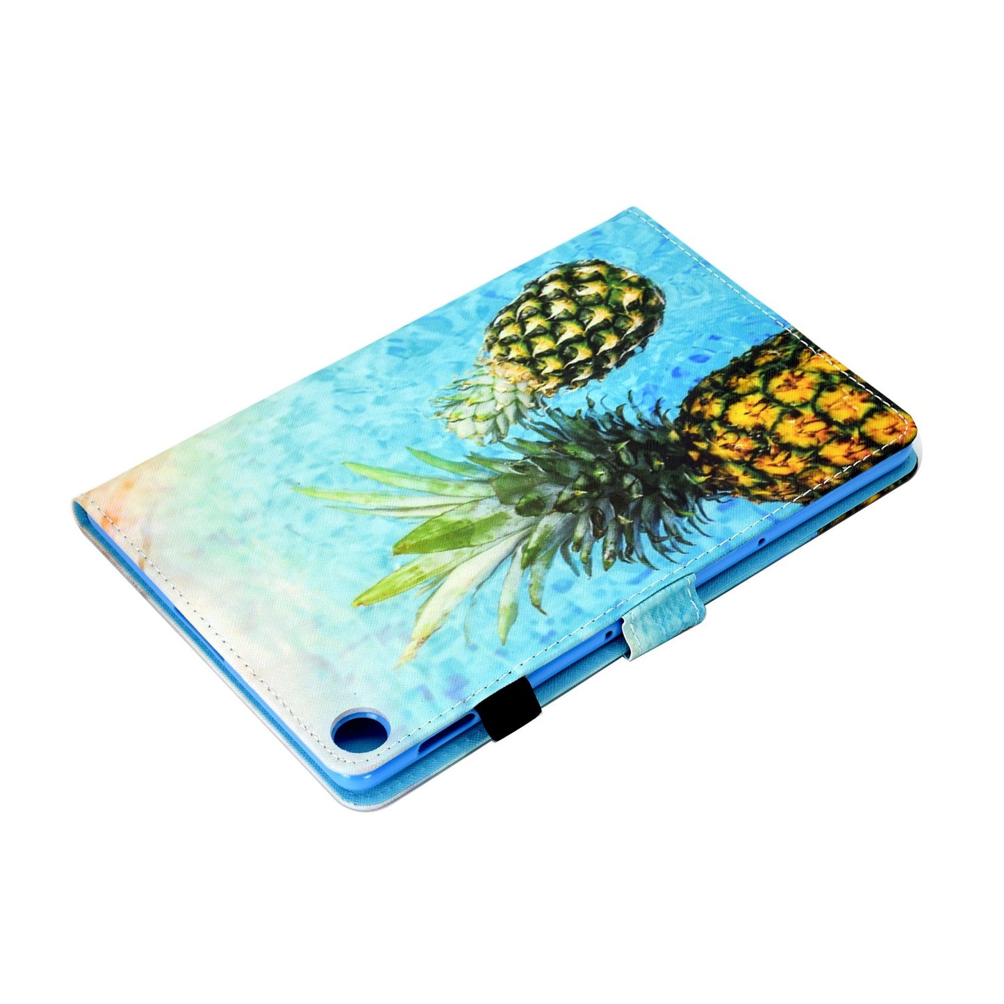 For Huawei Enjoy Tablet 2 / MatePad T 10 9.7 inch / T 10S 10.1 inch / Honor Pad 6 10.1-inch / Pad X6 9.7 inch Pattern Printing Stand Cover Stitching Leather Card Slots Magnetic Case