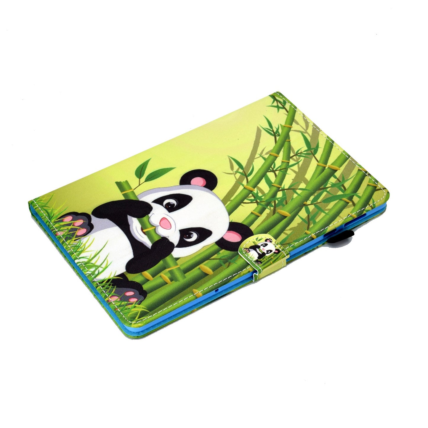 For Huawei Enjoy Tablet 2 / MatePad T 10 9.7 inch / T 10S 10.1 inch / Honor Pad 6 10.1-inch / Pad X6 9.7 inch Pattern Printing Stand Cover Stitching Leather Card Slots Magnetic Case