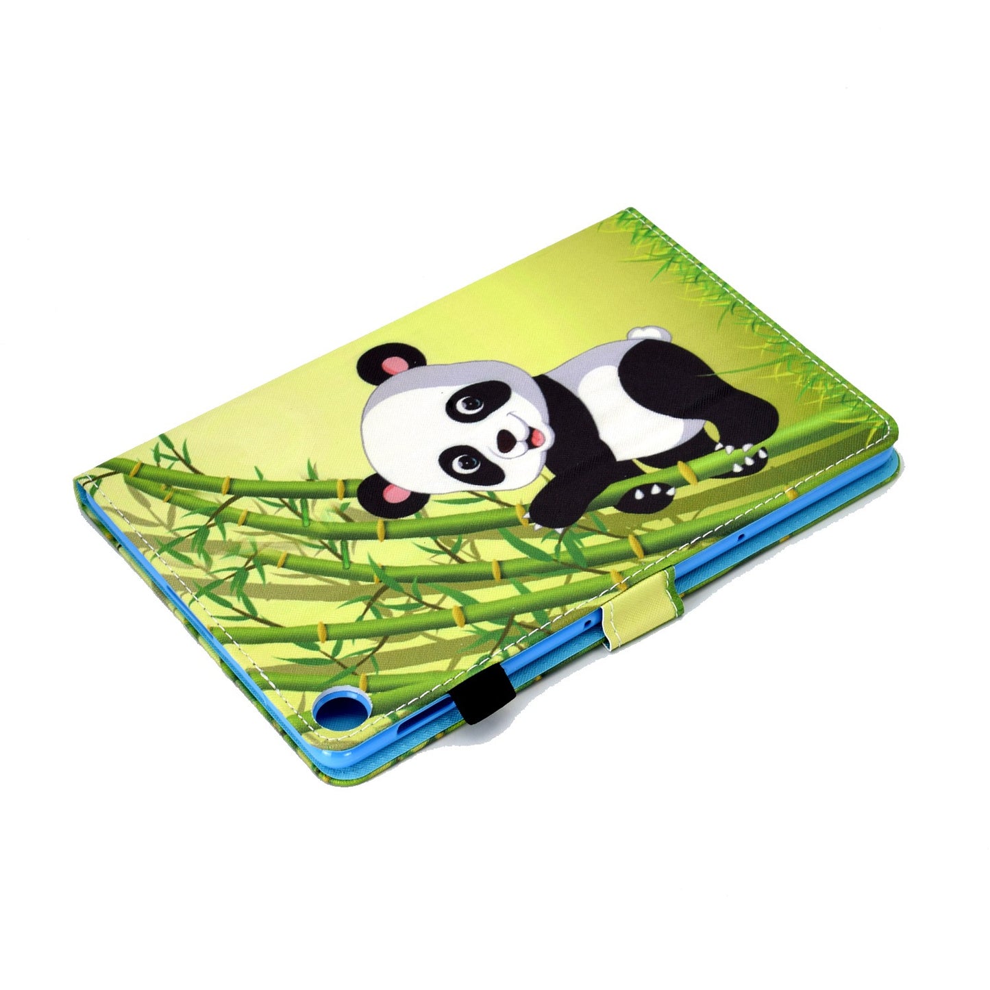 For Huawei Enjoy Tablet 2 / MatePad T 10 9.7 inch / T 10S 10.1 inch / Honor Pad 6 10.1-inch / Pad X6 9.7 inch Pattern Printing Stand Cover Stitching Leather Card Slots Magnetic Case