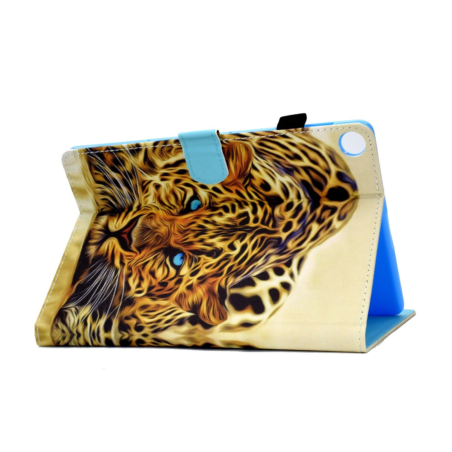 For Huawei Enjoy Tablet 2 / MatePad T 10 9.7 inch / T 10S 10.1 inch / Honor Pad 6 10.1-inch / Pad X6 9.7 inch Pattern Printing Stand Cover Stitching Leather Card Slots Magnetic Case