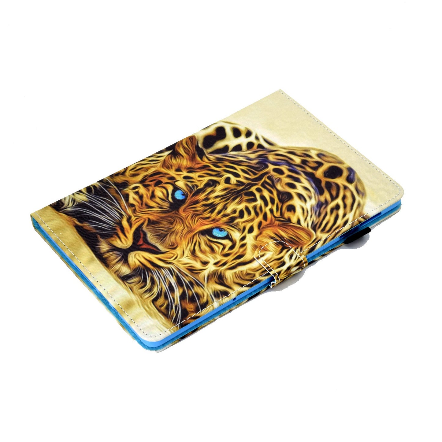 For Huawei Enjoy Tablet 2 / MatePad T 10 9.7 inch / T 10S 10.1 inch / Honor Pad 6 10.1-inch / Pad X6 9.7 inch Pattern Printing Stand Cover Stitching Leather Card Slots Magnetic Case