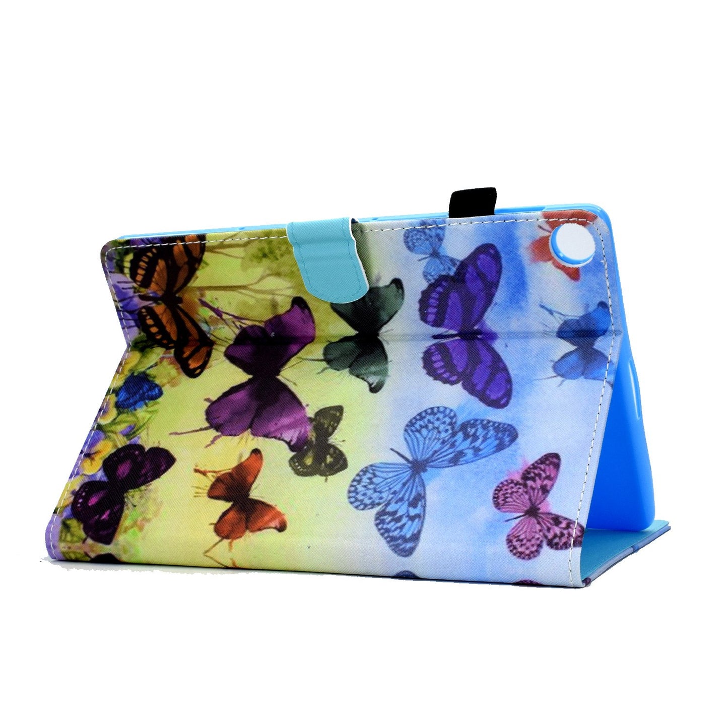 For Huawei Enjoy Tablet 2 / MatePad T 10 9.7 inch / T 10S 10.1 inch / Honor Pad 6 10.1-inch / Pad X6 9.7 inch Pattern Printing Stand Cover Stitching Leather Card Slots Magnetic Case