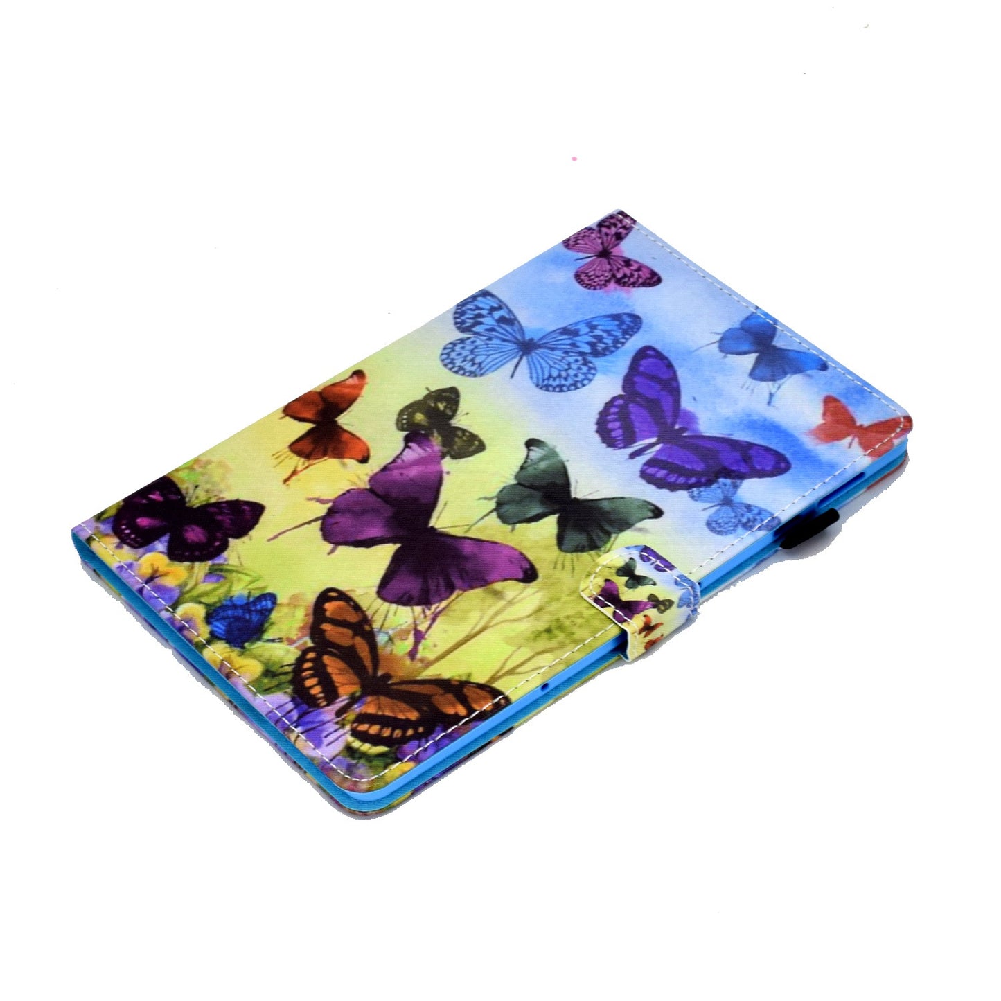 For Huawei Enjoy Tablet 2 / MatePad T 10 9.7 inch / T 10S 10.1 inch / Honor Pad 6 10.1-inch / Pad X6 9.7 inch Pattern Printing Stand Cover Stitching Leather Card Slots Magnetic Case
