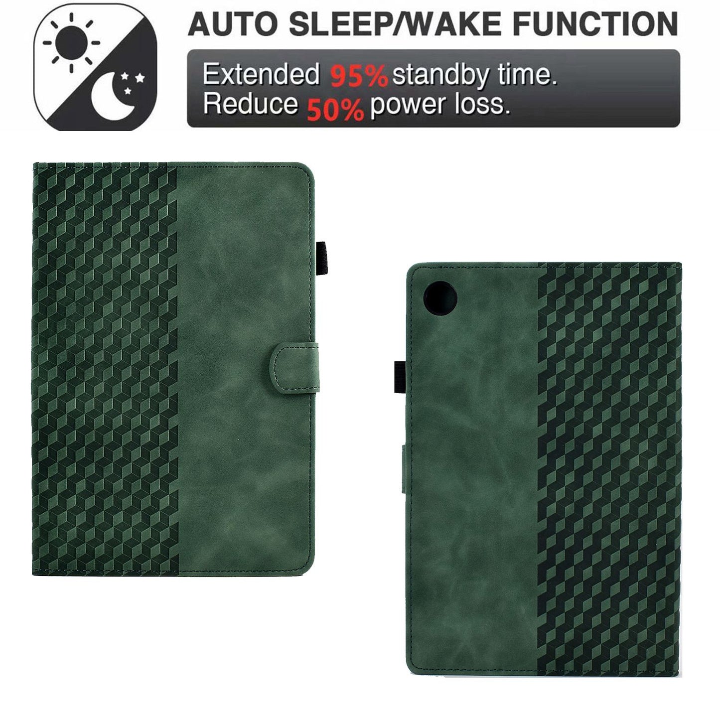 For Huawei Enjoy Tablet 2 10.1 / MatePad T 10 9.7 inch / T 10S 10.1 inch / Honor Pad 6 10.1-inch / Pad X6 9.7 inch Shockproof Stand Case Anti-Fall Tablet Cover with Card Slots / Auto Wake / Sleep