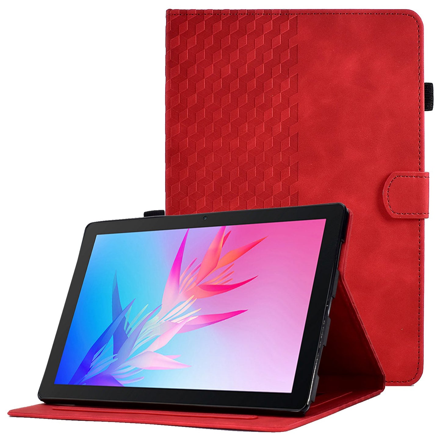 For Huawei Enjoy Tablet 2 10.1 / MatePad T 10 9.7 inch / T 10S 10.1 inch / Honor Pad 6 10.1-inch / Pad X6 9.7 inch Shockproof Stand Case Anti-Fall Tablet Cover with Card Slots / Auto Wake / Sleep