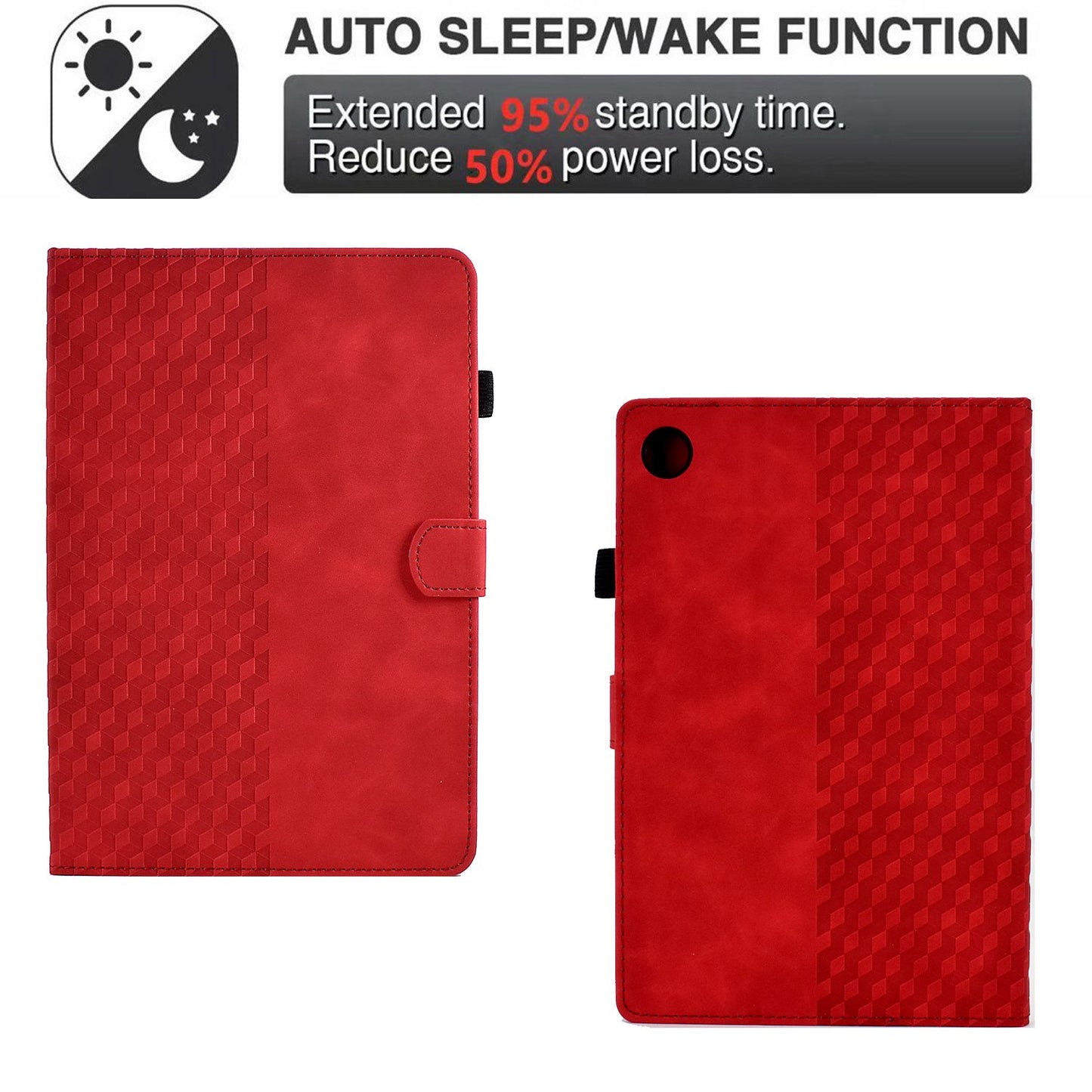 For Huawei Enjoy Tablet 2 10.1 / MatePad T 10 9.7 inch / T 10S 10.1 inch / Honor Pad 6 10.1-inch / Pad X6 9.7 inch Shockproof Stand Case Anti-Fall Tablet Cover with Card Slots / Auto Wake / Sleep
