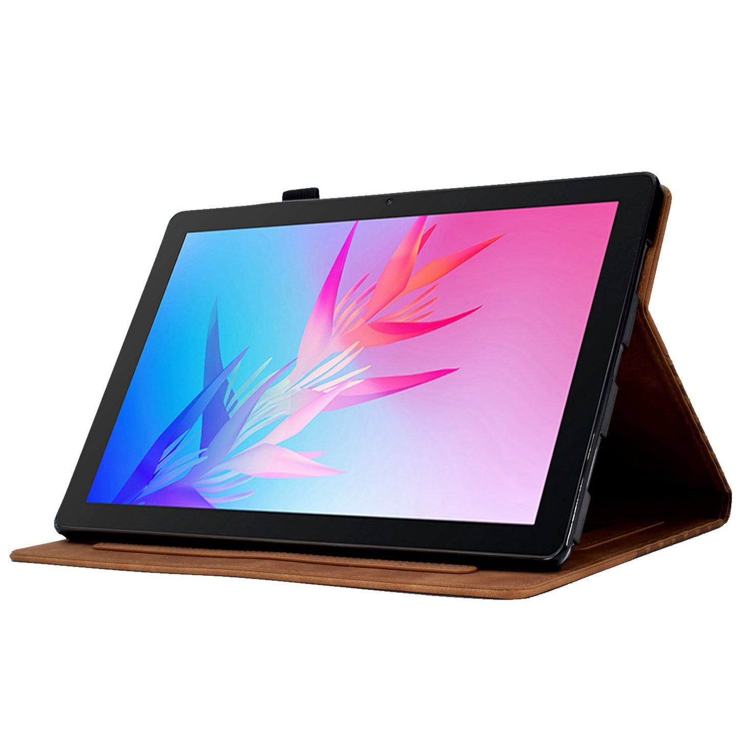 For Huawei Enjoy Tablet 2 10.1 / MatePad T 10 9.7 inch / T 10S 10.1 inch / Honor Pad 6 10.1-inch / Pad X6 9.7 inch Shockproof Stand Case Anti-Fall Tablet Cover with Card Slots / Auto Wake / Sleep