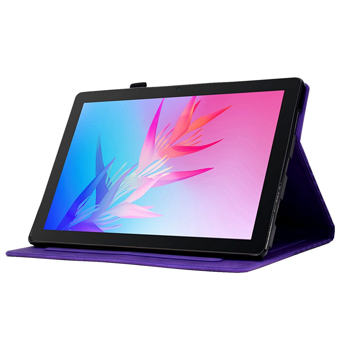 For Huawei Enjoy Tablet 2 10.1 / MatePad T 10 9.7 inch / T 10S 10.1 inch / Honor Pad 6 10.1-inch / Pad X6 9.7 inch Shockproof Stand Case Anti-Fall Tablet Cover with Card Slots / Auto Wake / Sleep