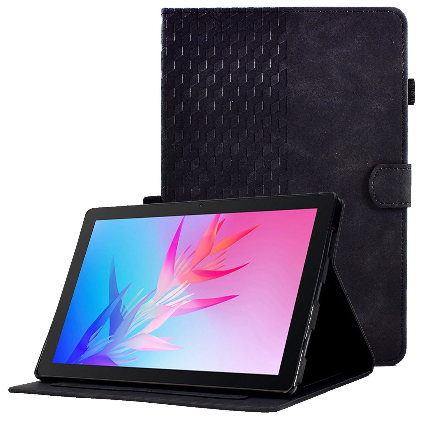 For Huawei Enjoy Tablet 2 10.1 / MatePad T 10 9.7 inch / T 10S 10.1 inch / Honor Pad 6 10.1-inch / Pad X6 9.7 inch Shockproof Stand Case Anti-Fall Tablet Cover with Card Slots / Auto Wake / Sleep