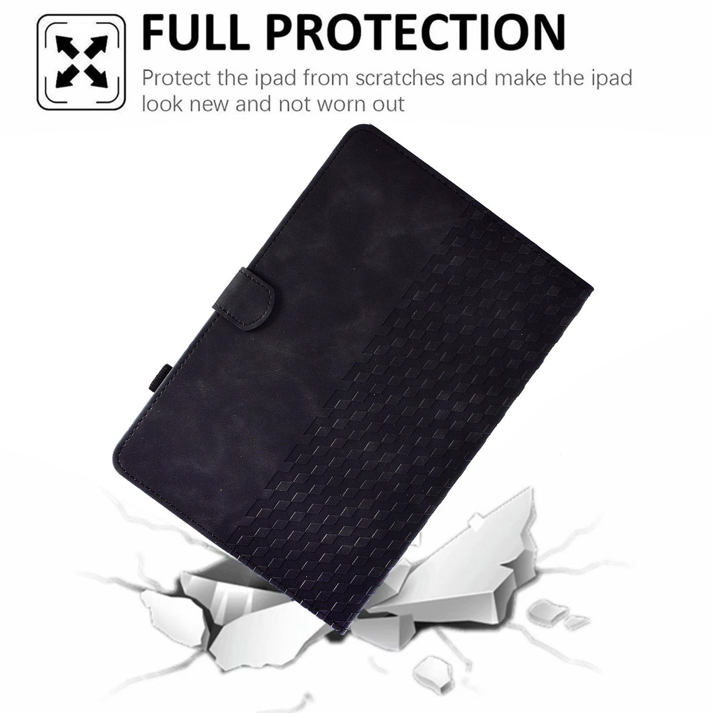 For Huawei Enjoy Tablet 2 10.1 / MatePad T 10 9.7 inch / T 10S 10.1 inch / Honor Pad 6 10.1-inch / Pad X6 9.7 inch Shockproof Stand Case Anti-Fall Tablet Cover with Card Slots / Auto Wake / Sleep