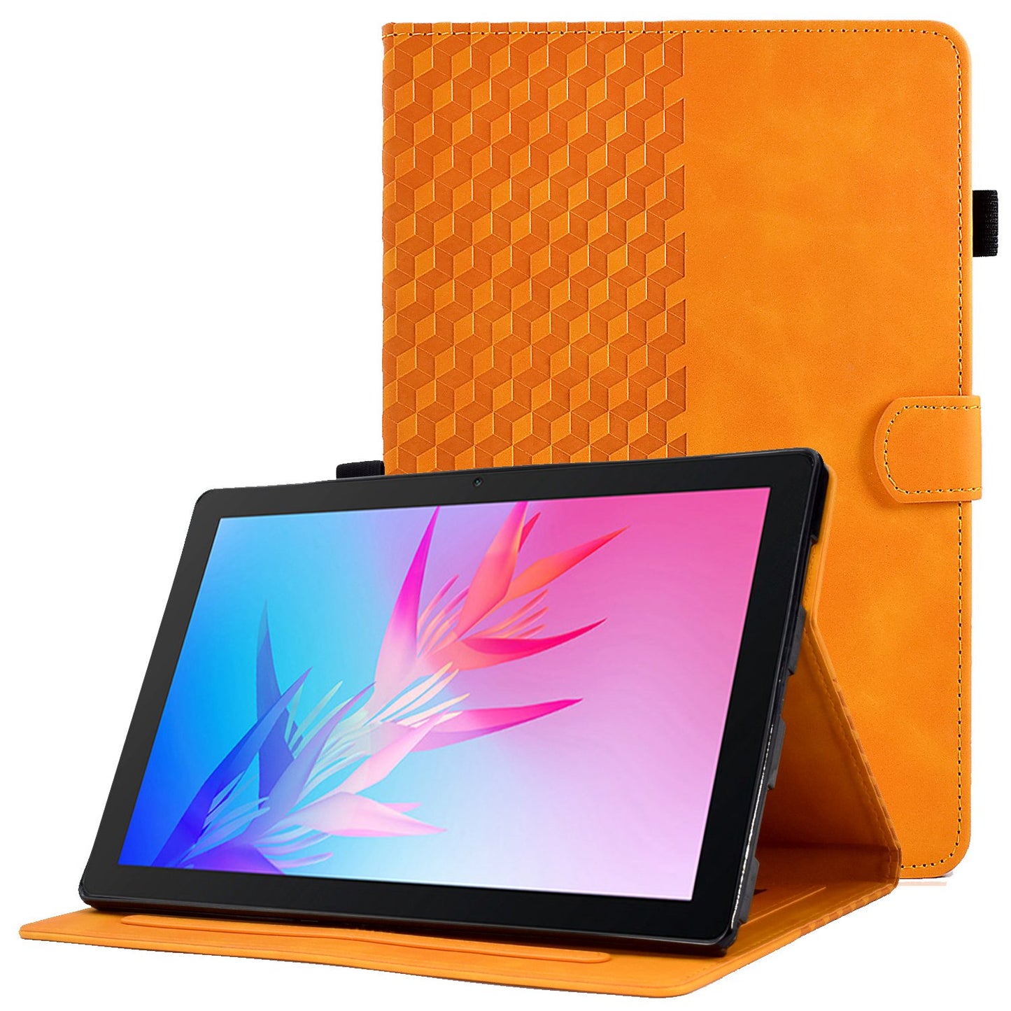 For Huawei Enjoy Tablet 2 10.1 / MatePad T 10 9.7 inch / T 10S 10.1 inch / Honor Pad 6 10.1-inch / Pad X6 9.7 inch Shockproof Stand Case Anti-Fall Tablet Cover with Card Slots / Auto Wake / Sleep