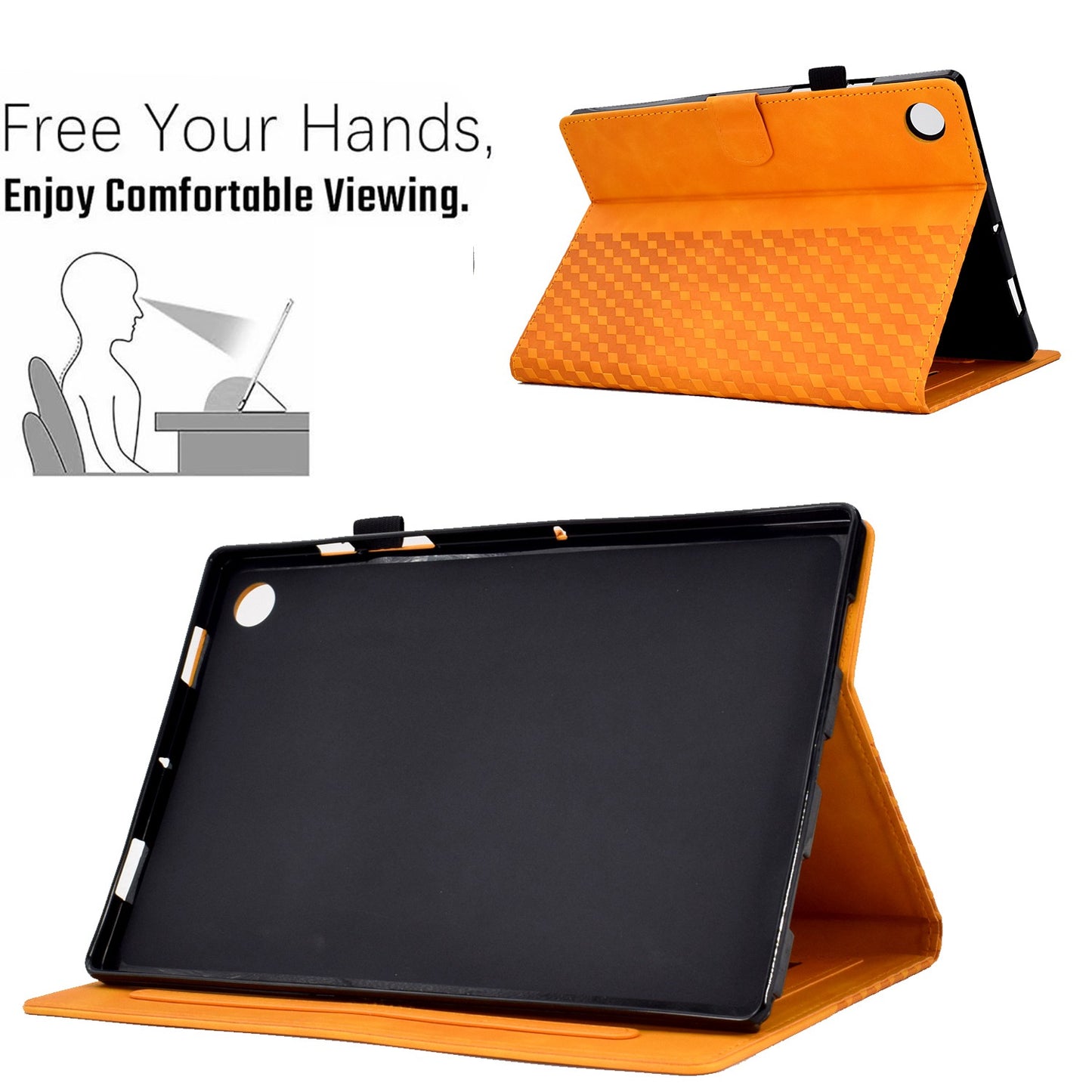For Huawei Enjoy Tablet 2 10.1 / MatePad T 10 9.7 inch / T 10S 10.1 inch / Honor Pad 6 10.1-inch / Pad X6 9.7 inch Shockproof Stand Case Anti-Fall Tablet Cover with Card Slots / Auto Wake / Sleep