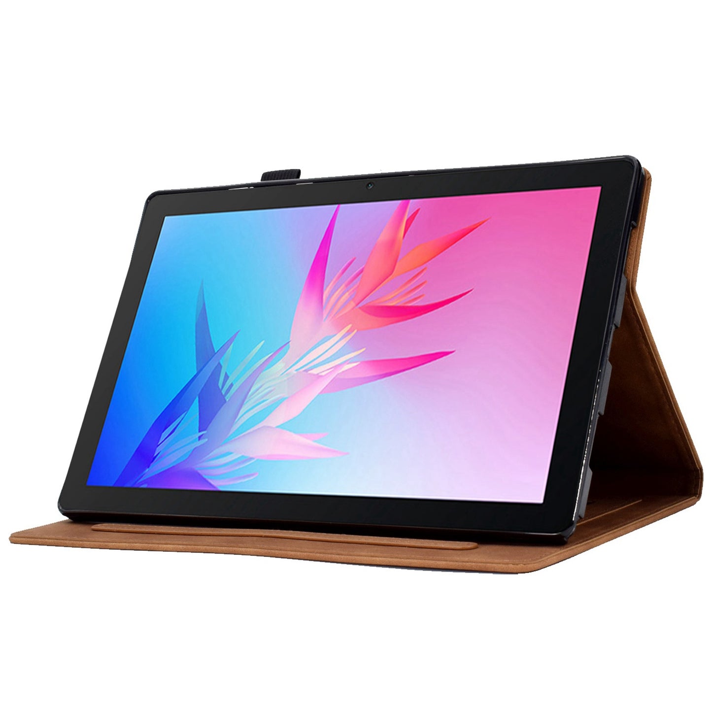 For Huawei Enjoy Tablet 2 / MatePad T 10 9.7 inch / T 10S 10.1 inch / Honor Pad 6 10.1-inch / Pad X6 9.7 inch Tablet Case Pattern Imprinted PU Leather Card Slots Stand Cover
