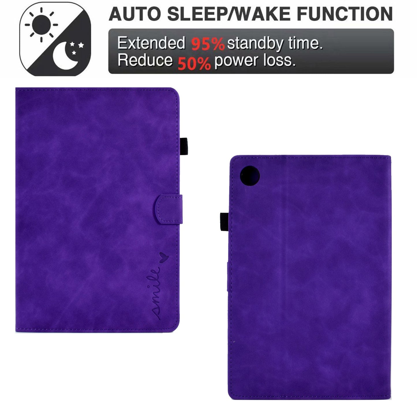 For Huawei Enjoy Tablet 2 / MatePad T 10 9.7 inch / T 10S 10.1 inch / Honor Pad 6 10.1-inch / Pad X6 9.7 inch Tablet Case Pattern Imprinted PU Leather Card Slots Stand Cover