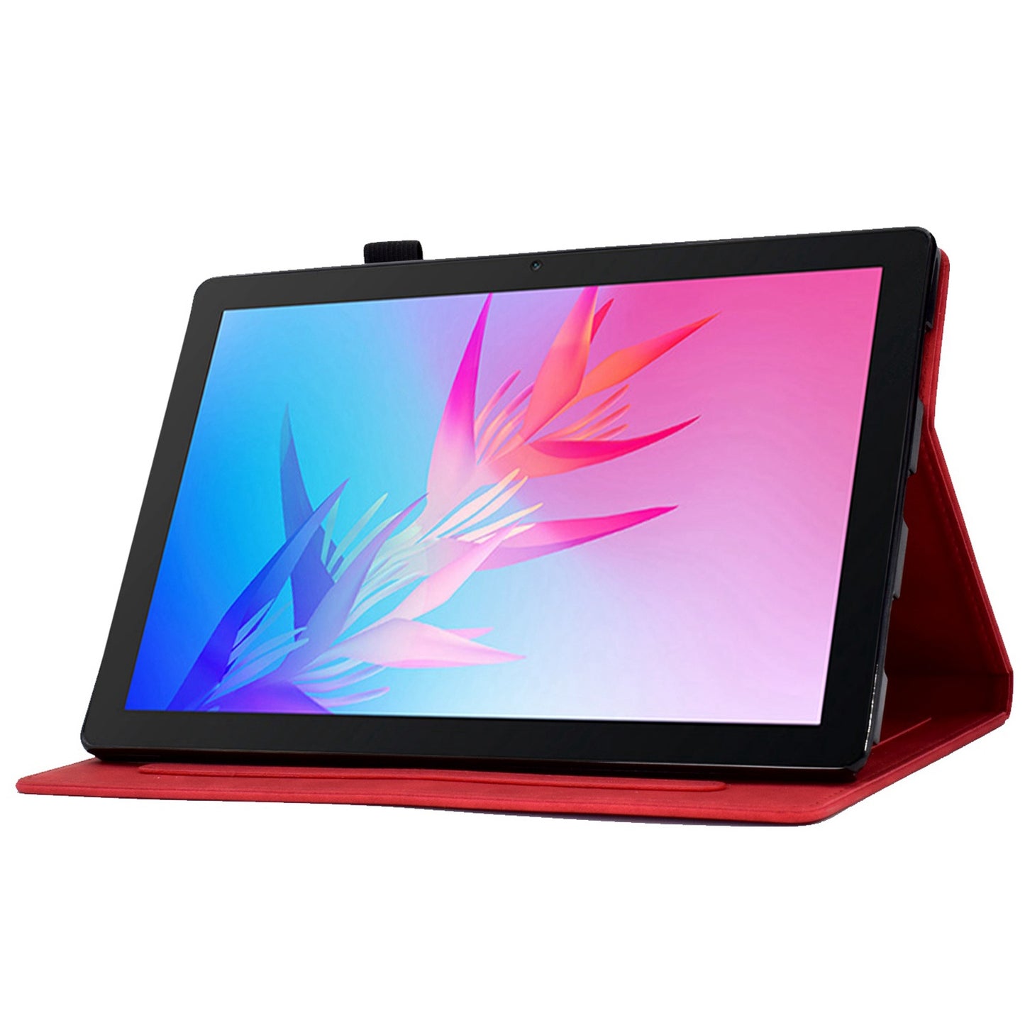 For Huawei Enjoy Tablet 2 / MatePad T 10 9.7 inch / T 10S 10.1 inch / Honor Pad 6 10.1-inch / Pad X6 9.7 inch Tablet Case Pattern Imprinted PU Leather Card Slots Stand Cover