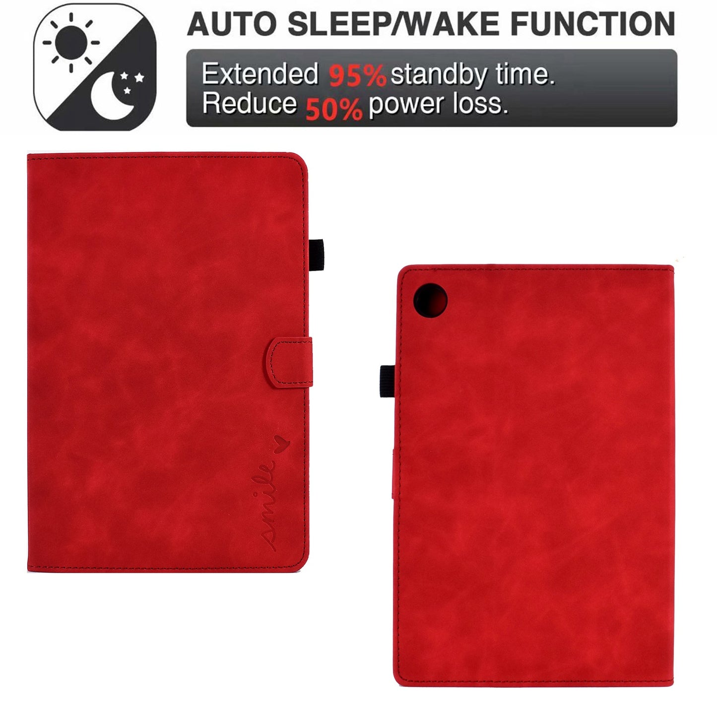 For Huawei Enjoy Tablet 2 / MatePad T 10 9.7 inch / T 10S 10.1 inch / Honor Pad 6 10.1-inch / Pad X6 9.7 inch Tablet Case Pattern Imprinted PU Leather Card Slots Stand Cover