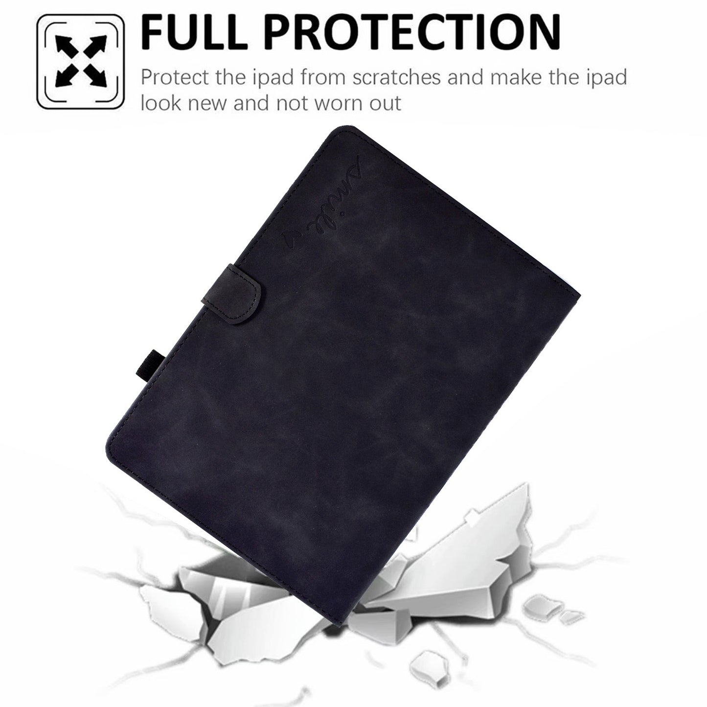 For Huawei Enjoy Tablet 2 / MatePad T 10 9.7 inch / T 10S 10.1 inch / Honor Pad 6 10.1-inch / Pad X6 9.7 inch Tablet Case Pattern Imprinted PU Leather Card Slots Stand Cover