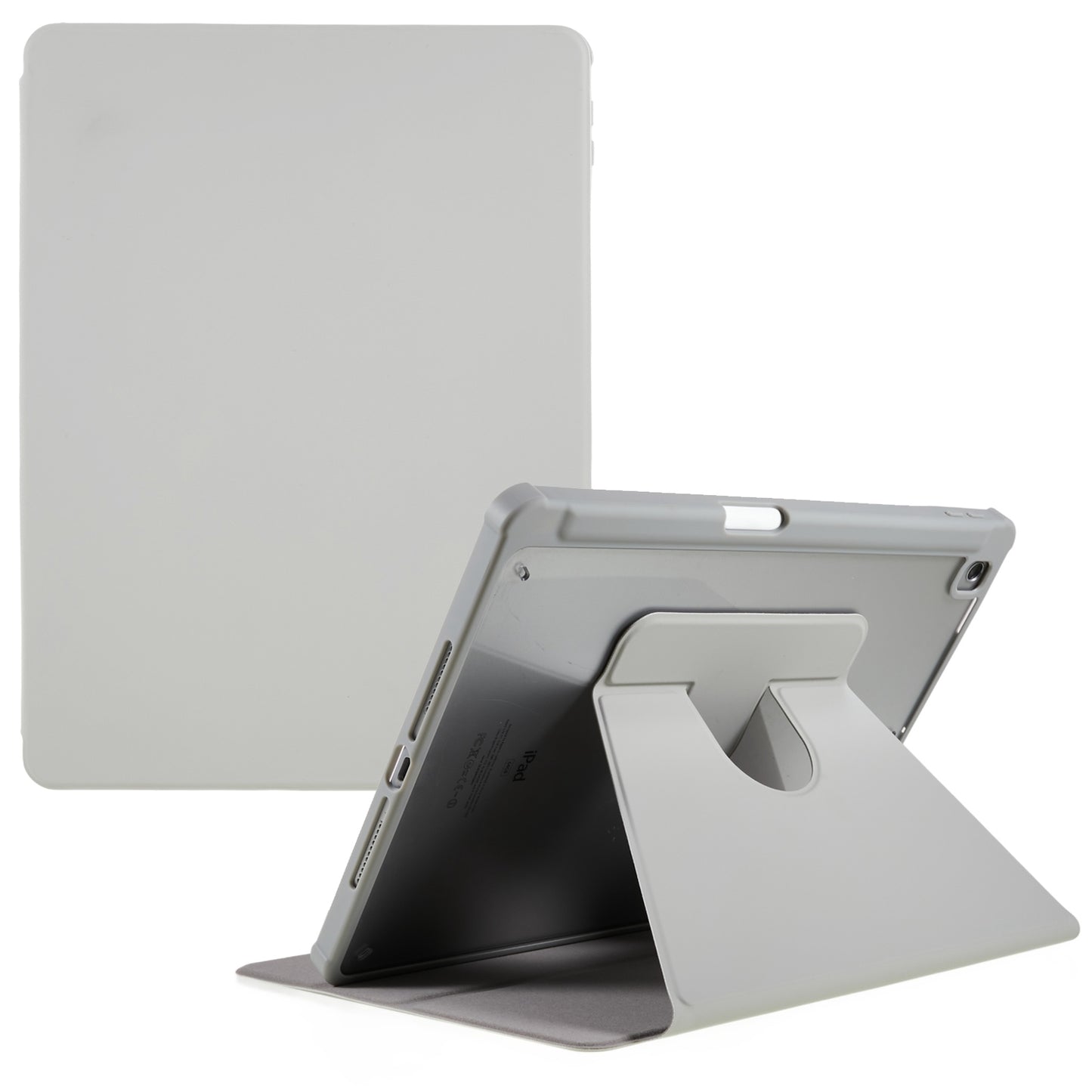 For iPad 10.2 (2021) / (2019) / (2020) Rotary Kickstand Tablet Case PU Leather + TPU + Acrylic Anti-Drop Protective Cover