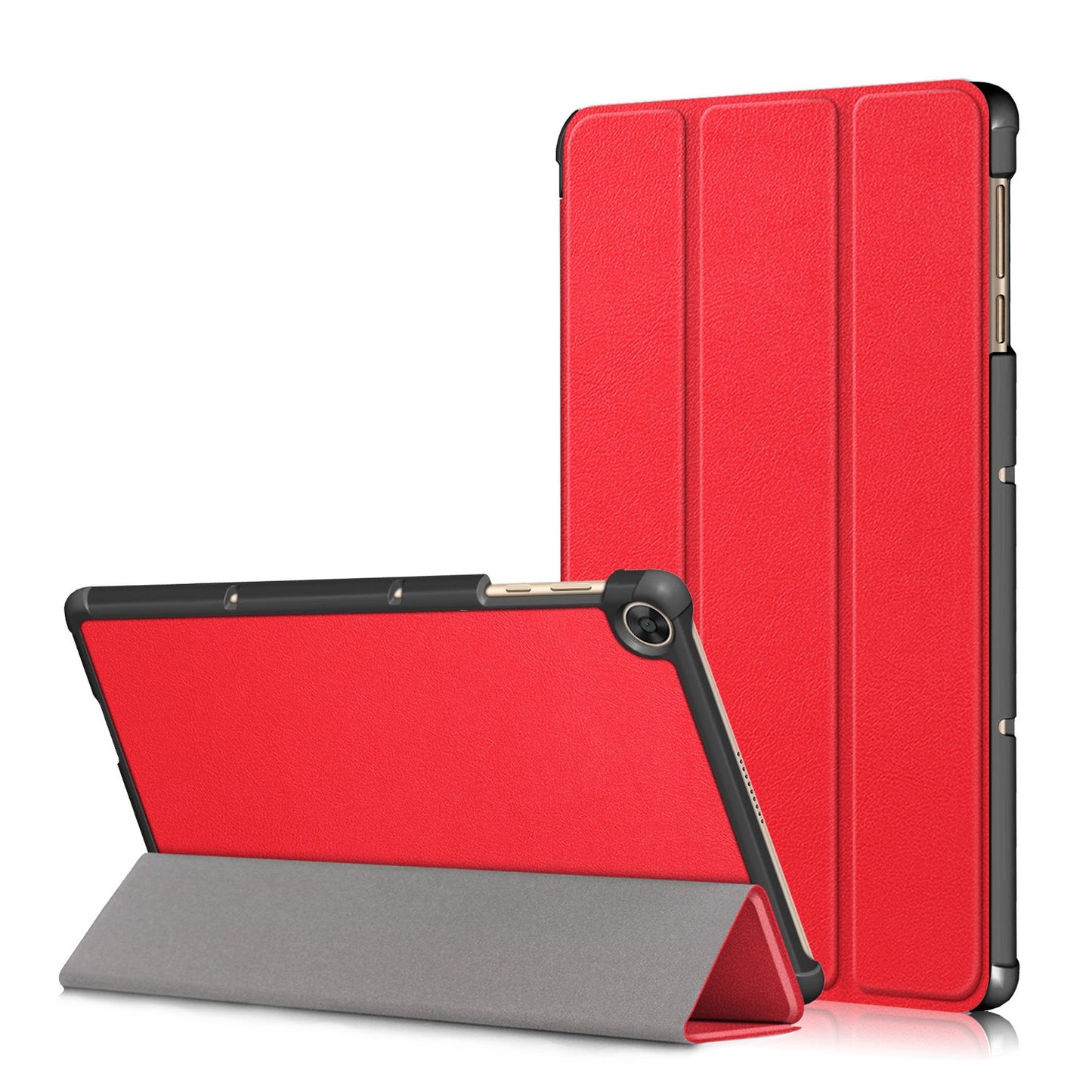 For Honor Pad X8 / X8 Lite / Huawei MatePad T 10 PU Leather Trifold Stand Cover Anti-drop Tablet Protective Case