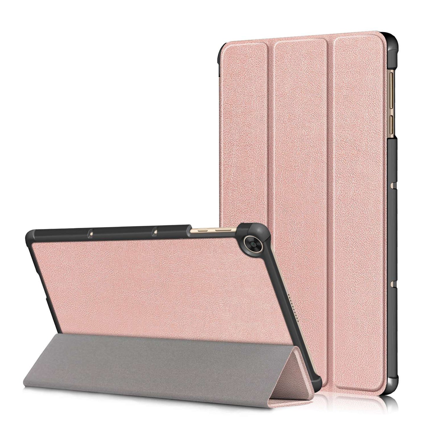For Honor Pad X8 / X8 Lite / Huawei MatePad T 10 PU Leather Trifold Stand Cover Anti-drop Tablet Protective Case