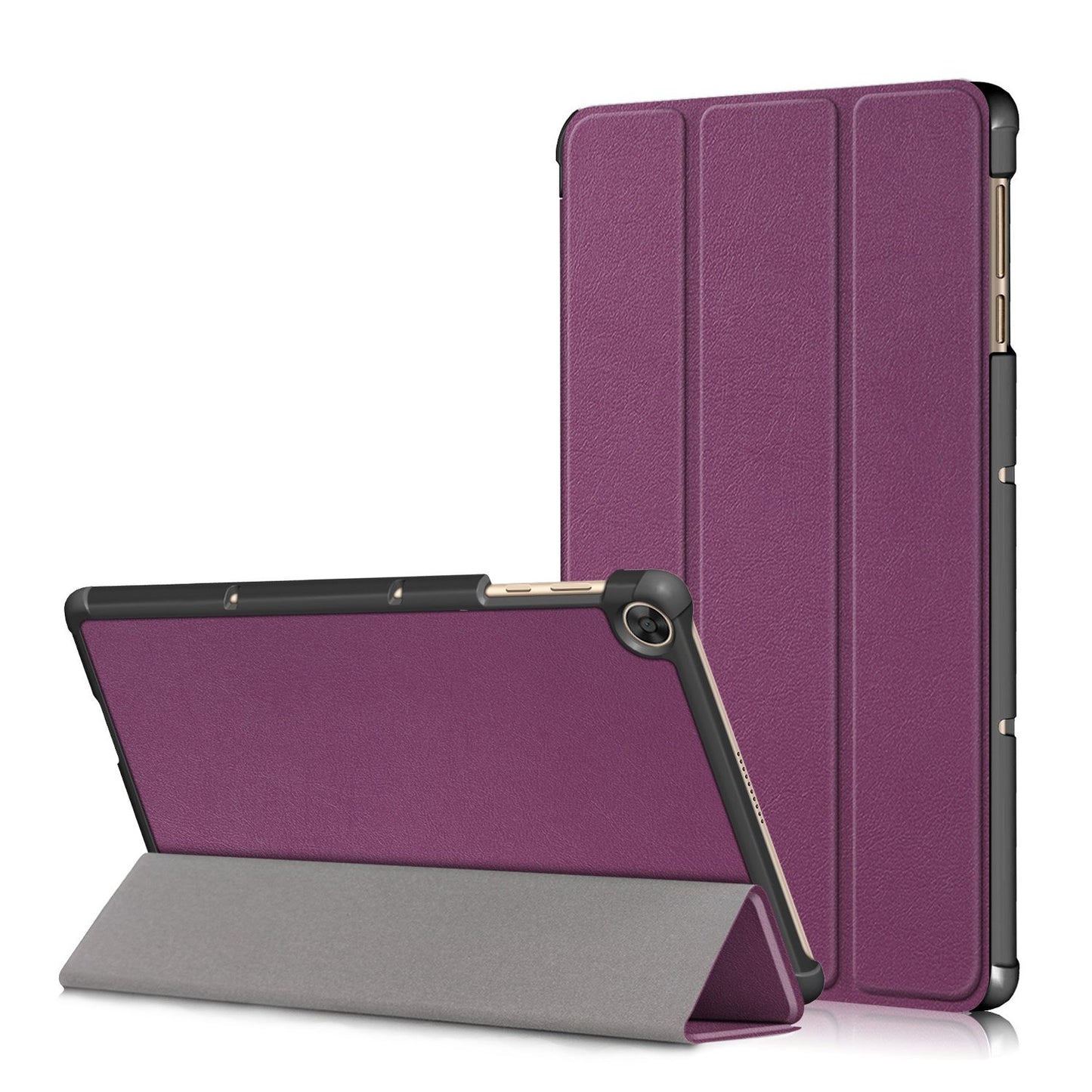 For Honor Pad X8 / X8 Lite / Huawei MatePad T 10 PU Leather Trifold Stand Cover Anti-drop Tablet Protective Case