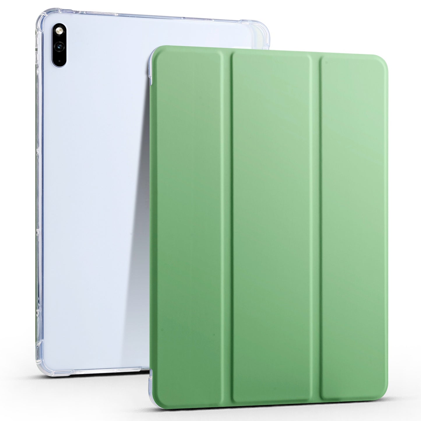 For Huawei MatePad 10.4 (2022) / (2020) Tri-Fold Stand Tablet Cover PU Leather Auto Sleep / Wake Smart Case with Pencil Holder