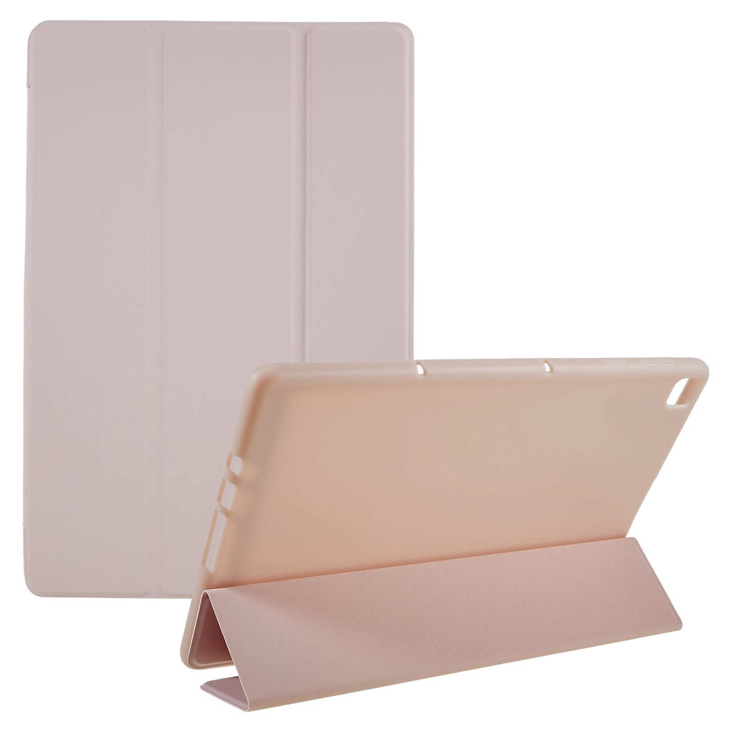 For Honor Pad X8 Lite Tri-fold Stand PU Leather Tablet Case Inner Honeycomb Heat Dissipation TPU Anti-drop Protective Cover