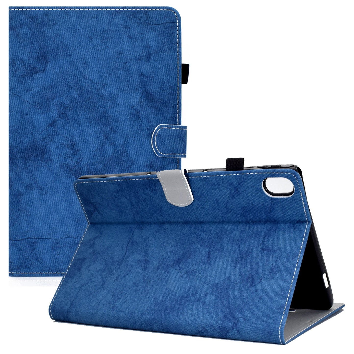 For iPad 10.9 (2022) / iPad 10th Gen Cloth Texture PU Leather Tablet Case Full Protection Stand Card Slot Flip Cover