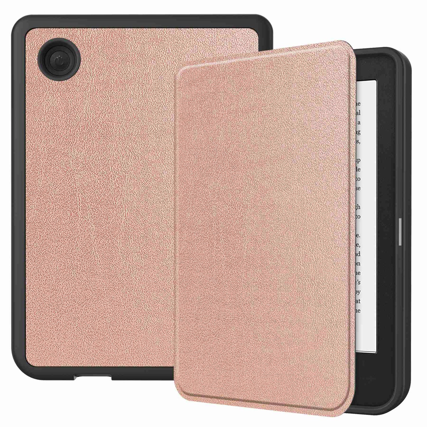 For Kobo Clara 2E PU Leather Leather Smart Wake / Sleep Cover Book Style E-reader Protective Sleeve Case