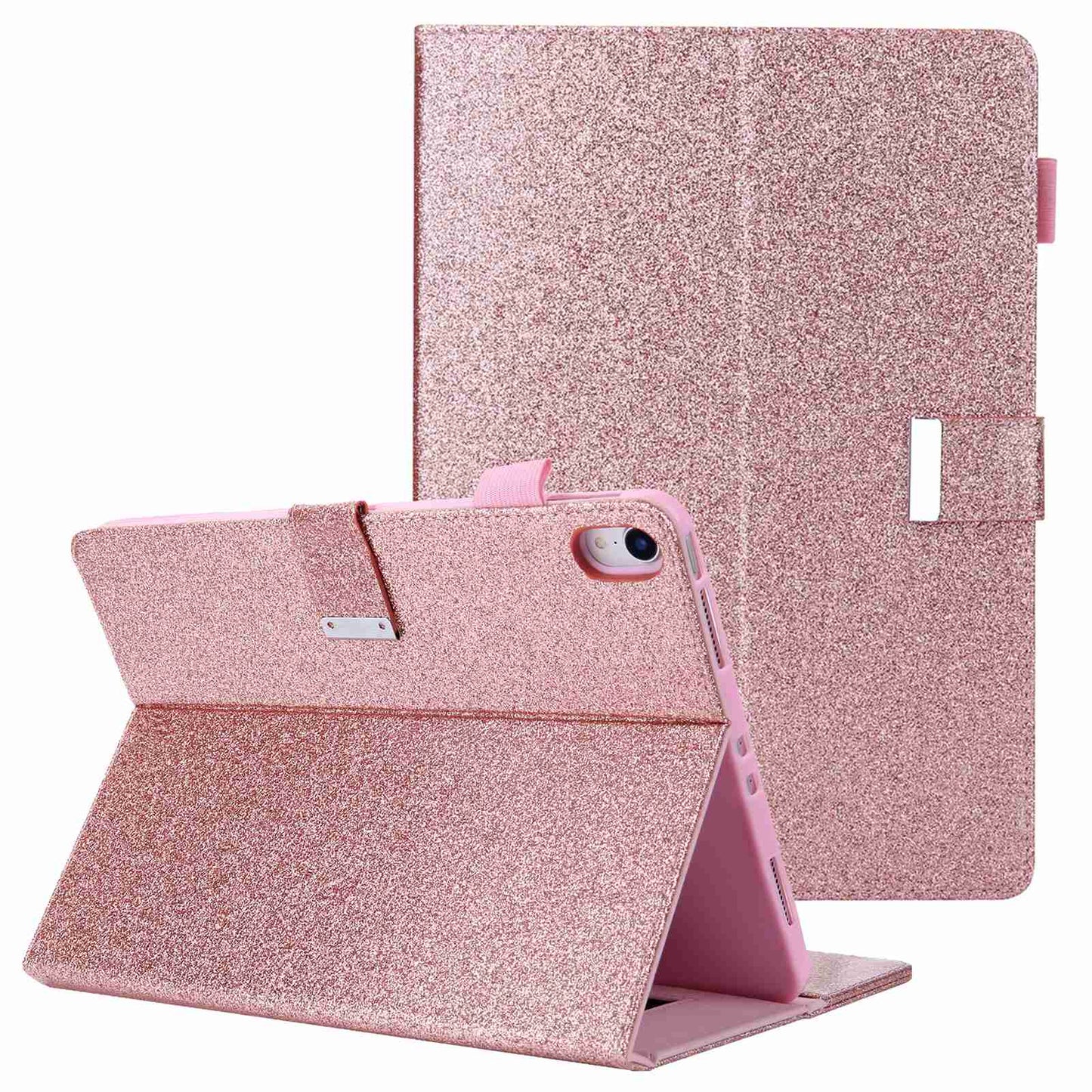 For iPad 10.9 (2022) Shockproof Tablet Cover Metal Buckle Wallet Stand Leather Protective Tablet Case