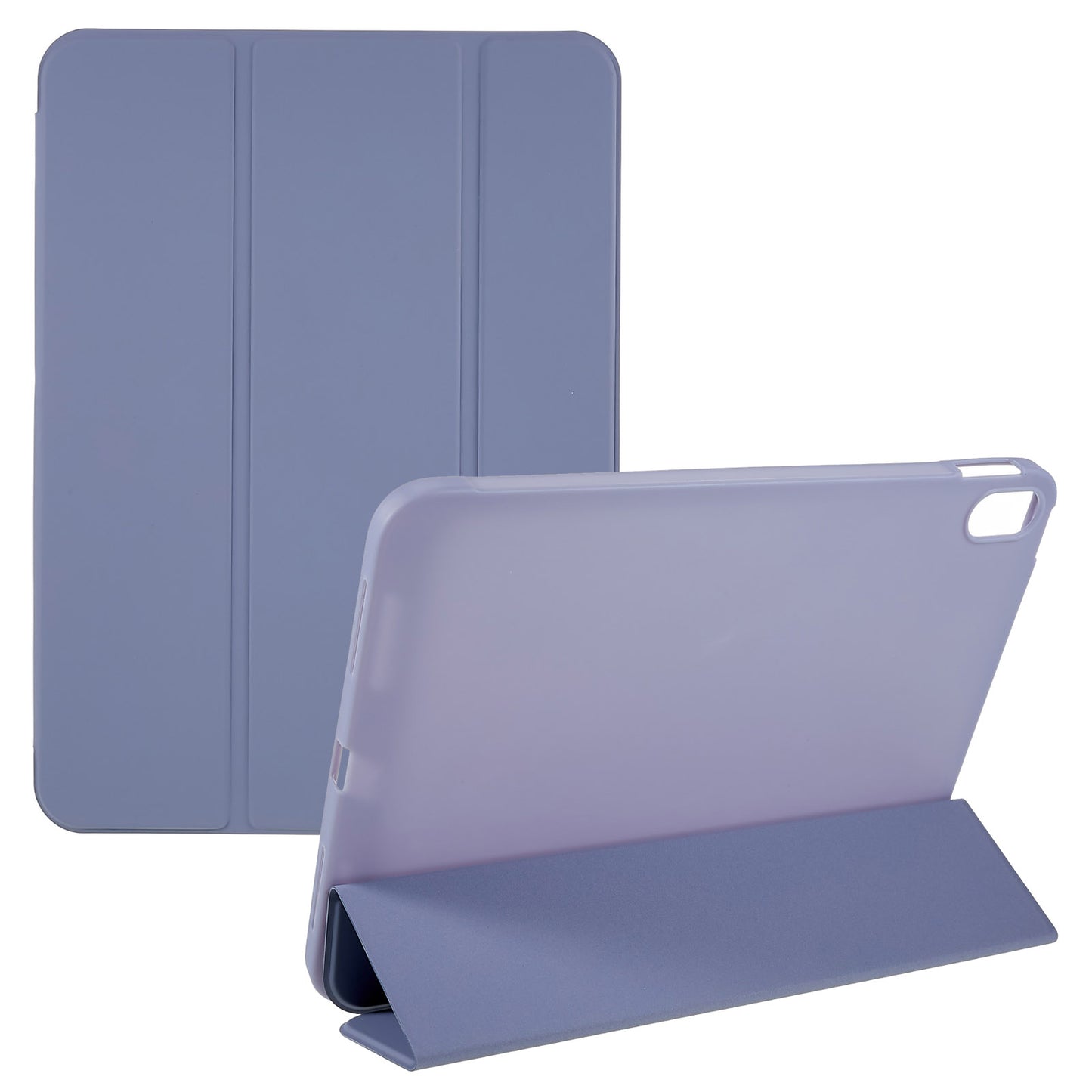 For iPad 10.9 (2022) PU Leather Tri-fold Stand Tablet Case Full Protection Inner TPU Honeycomb Heat Dissipation Cover