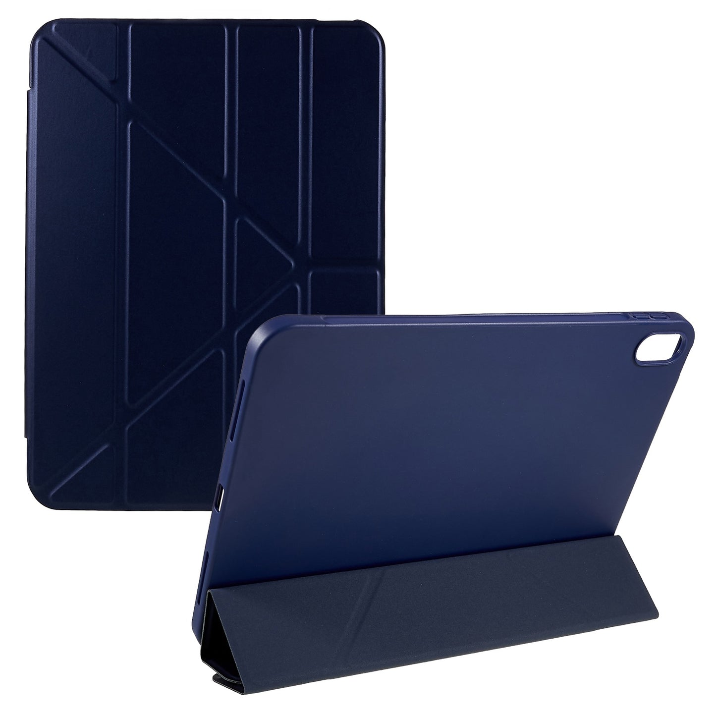 For iPad 10.9 (2022) Shockproof Tablet Case Auto Wake / Sleep PU Leather Cover with Origami Stand