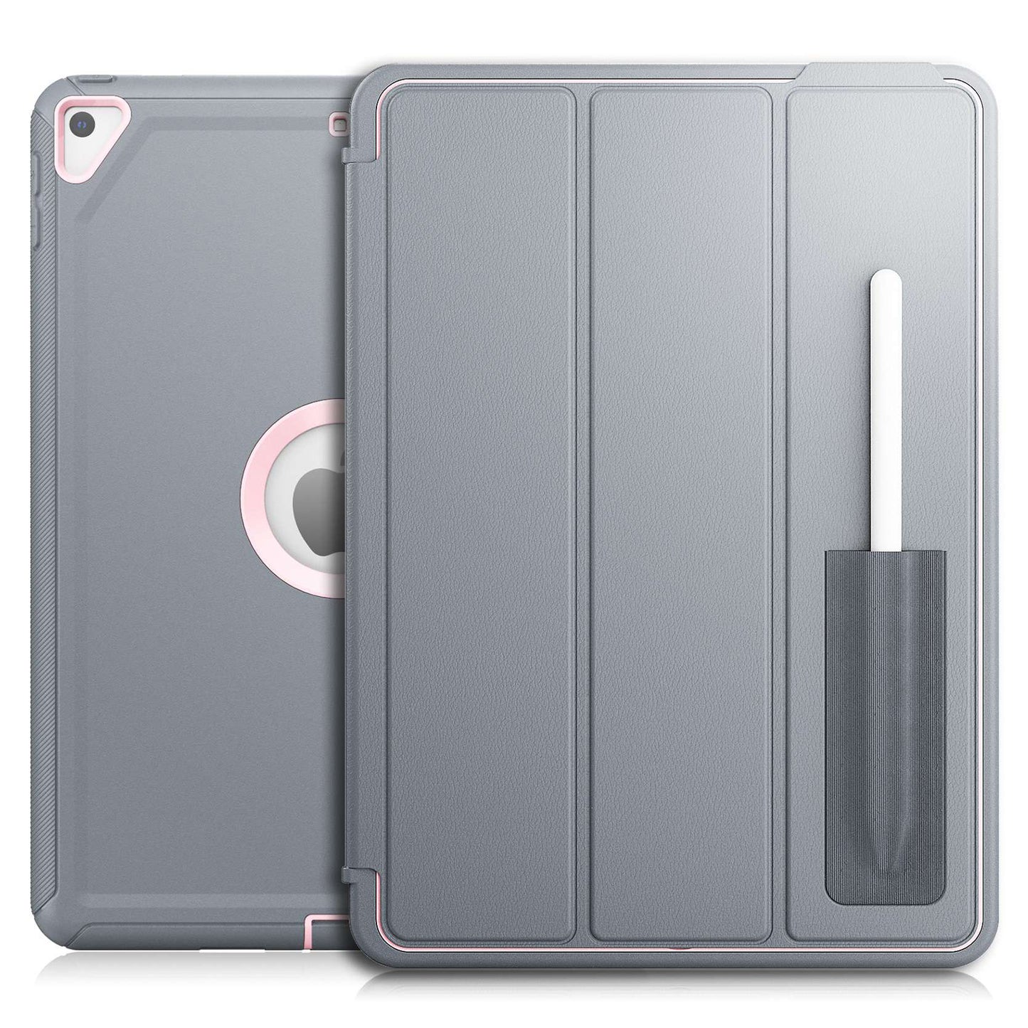 For iPad 10.2 (2021) / (2020) / (2019) / iPad Pro 10.5-inch (2017) / iPad Air 10.5 inch (2019) Detachable PU Leather Tablet Case Tri-fold Stand Full Protection Cover Auto Wake / Sleep