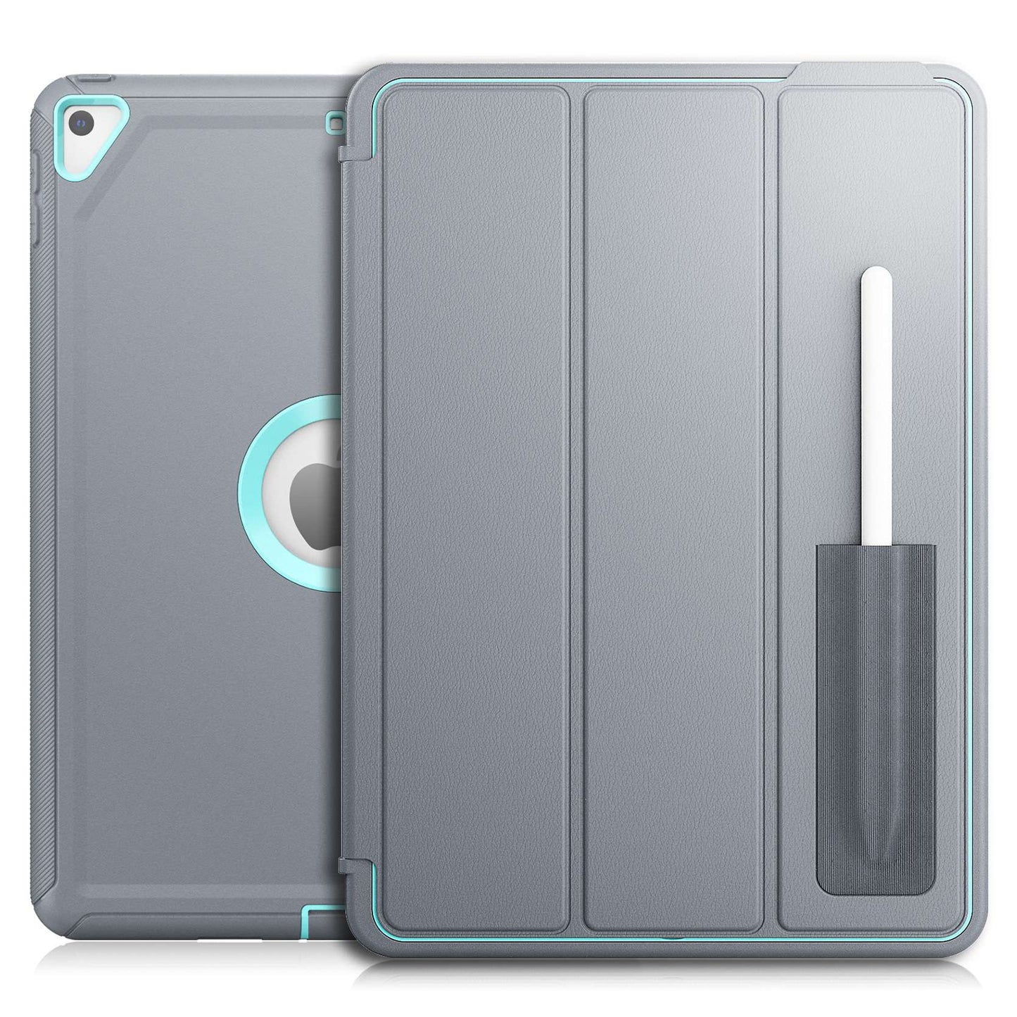 For iPad 10.2 (2021) / (2020) / (2019) / iPad Pro 10.5-inch (2017) / iPad Air 10.5 inch (2019) Detachable PU Leather Tablet Case Tri-fold Stand Full Protection Cover Auto Wake / Sleep