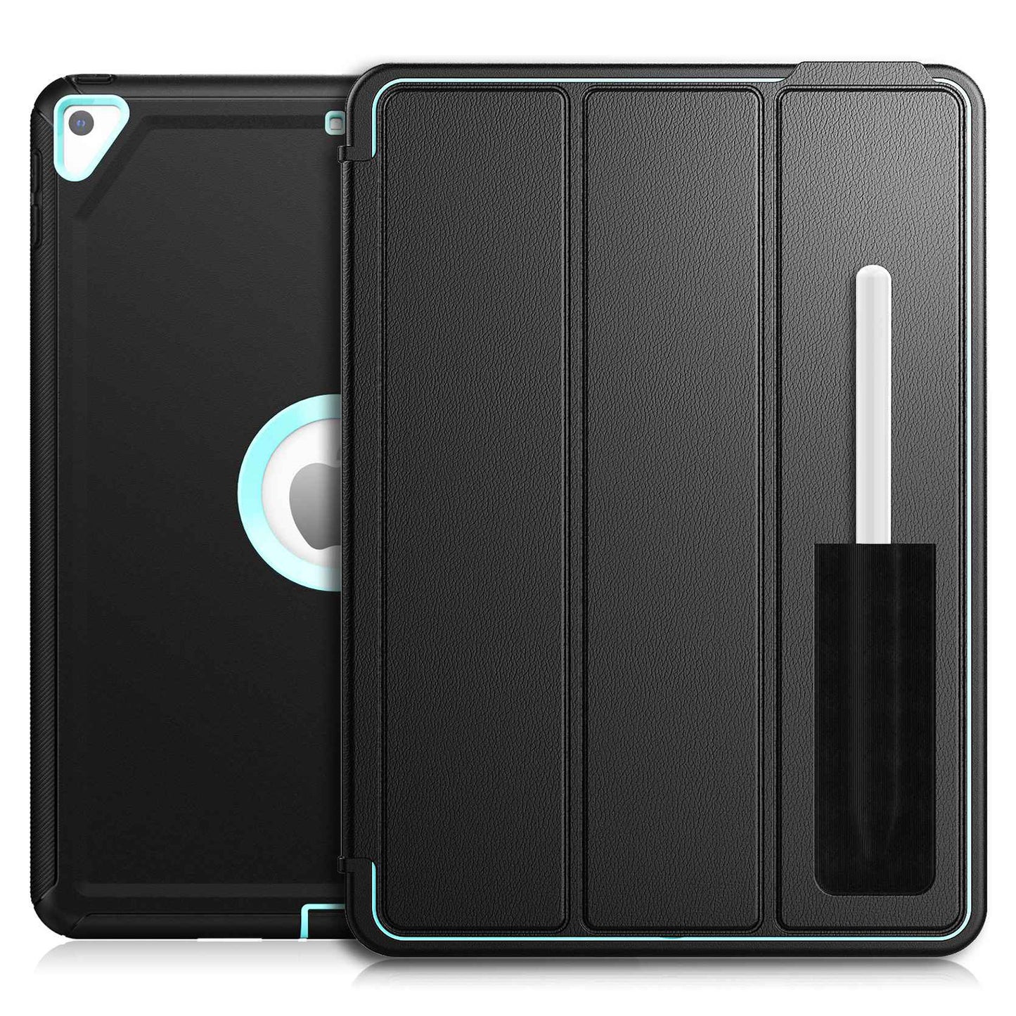 For iPad 10.2 (2021) / (2020) / (2019) / iPad Pro 10.5-inch (2017) / iPad Air 10.5 inch (2019) Detachable PU Leather Tablet Case Tri-fold Stand Full Protection Cover Auto Wake / Sleep