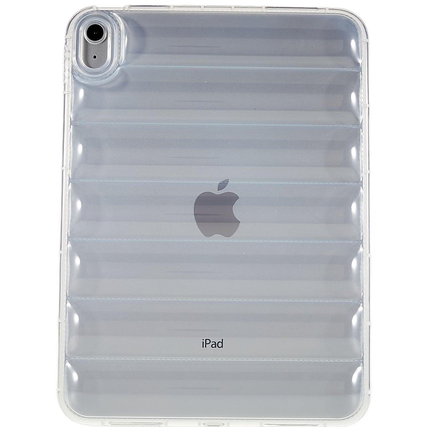 For iPad 10.9 (2022) Down Jacket Design Slim Phone Case Anti-drop Soft TPU Tablet Cover