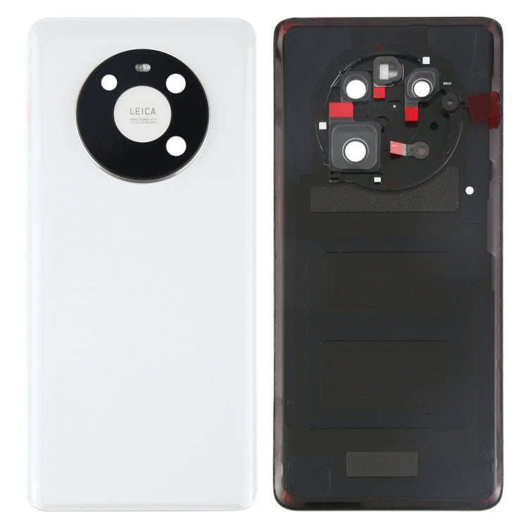For Huawei Mate 40 Battery Housing Back Cover with Camera Ring Lens Cover Replacement (without Logo)