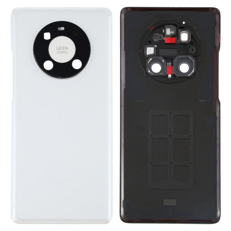 For Huawei Mate 40 Pro 4G/5G Battery Housing Back Cover with Camera Ring Lens Cover Replacement (without Logo)