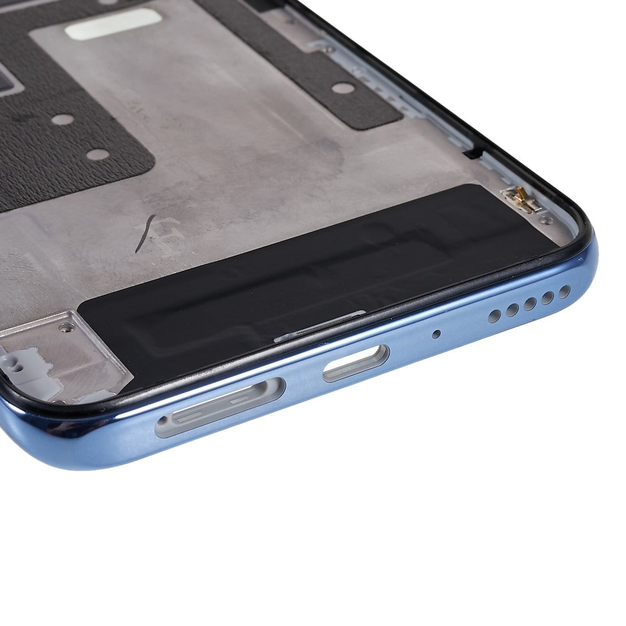 For Huawei Enjoy 20 Plus 5G / Y9a 4G OEM Front Housing Frame Repair Part (without Logo) - Blue