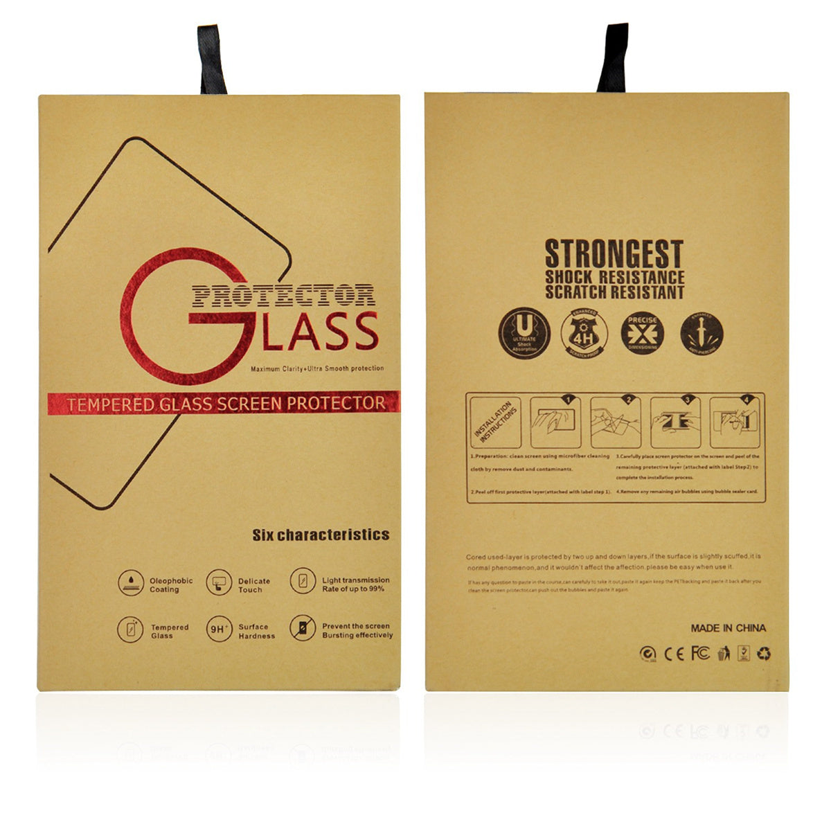 2Pcs / Set Screen Protector for iPhone 14 Plus 6.7 inch, 2.5D Arc Edge 9H Hardness Anti-fingerprint Tempered Glass Film