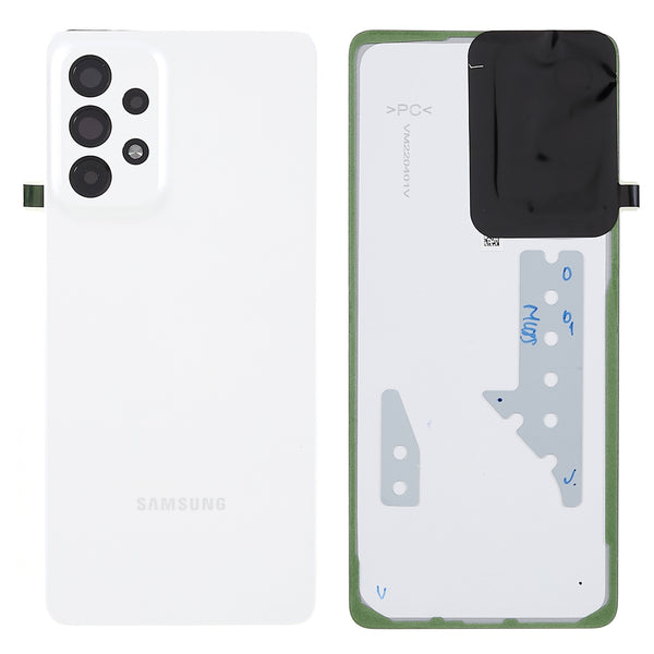 For Samsung Galaxy A73 5G A736 OEM Battery Housing with Adhesive Sticker + Camera Lens Cover