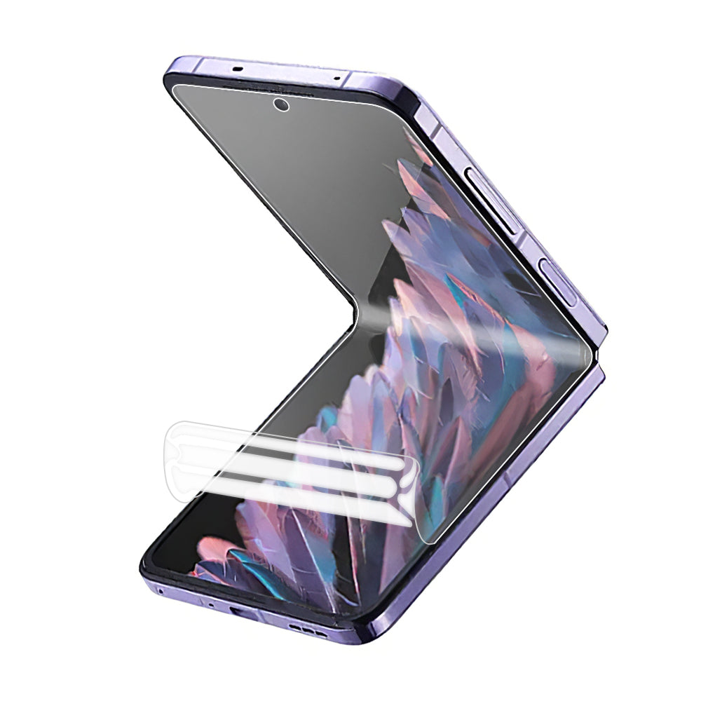 For Oppo Find N2 Flip 5G Soft TPU Inner Large Screen Protector Full Coverage Anti-scratch HD Clear Screen Film