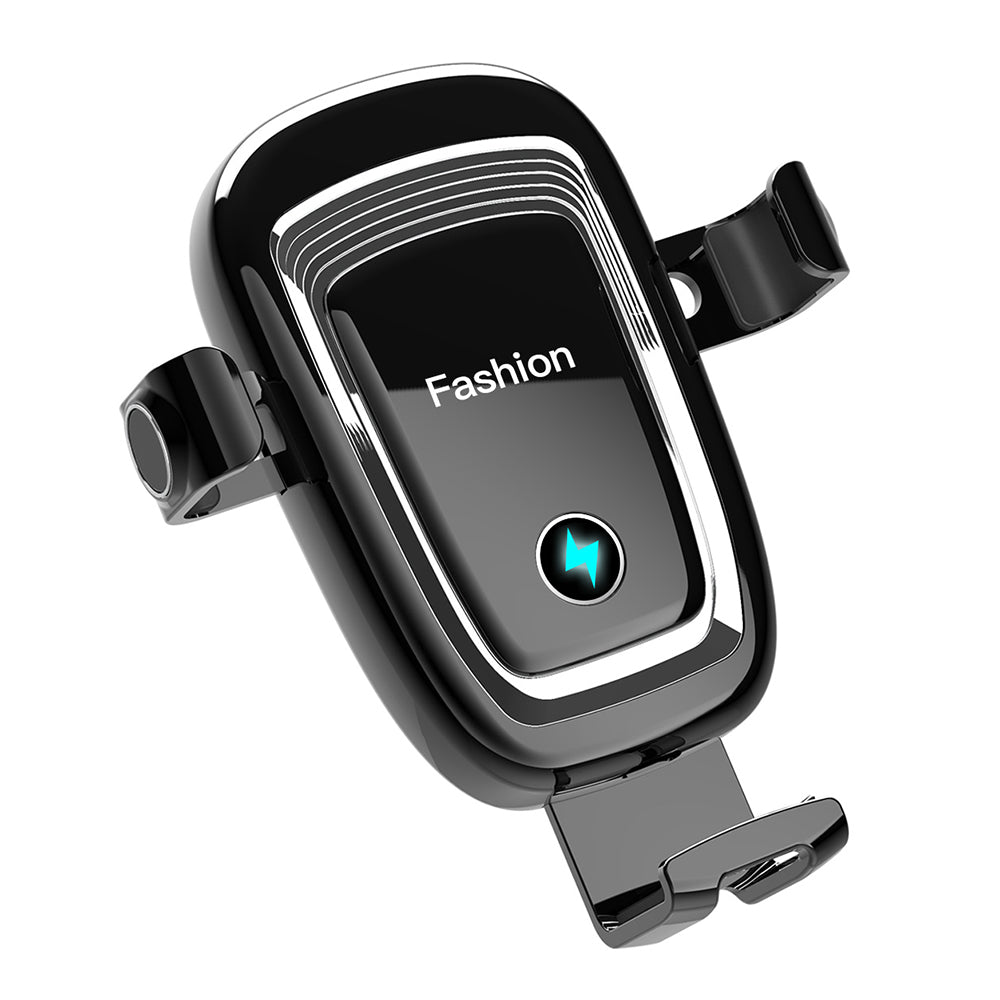 S19 15W Wireless Phone Charger Car Air Vent Holder Mount Gravity Sensing Auto Clamping Phone Stand Holder Qi Wireless Fast Charger