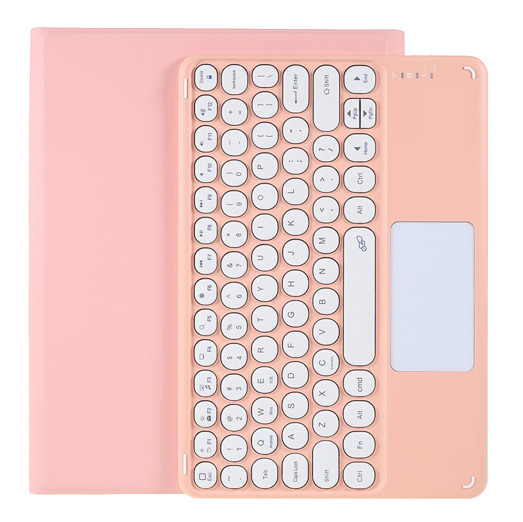 2 in 1 For iPad Pro 11-inch (2021/2020/2018) Leather Tablet Case Bluetooth Keyboard Protective Stand Tablet Cover with Pen Slot