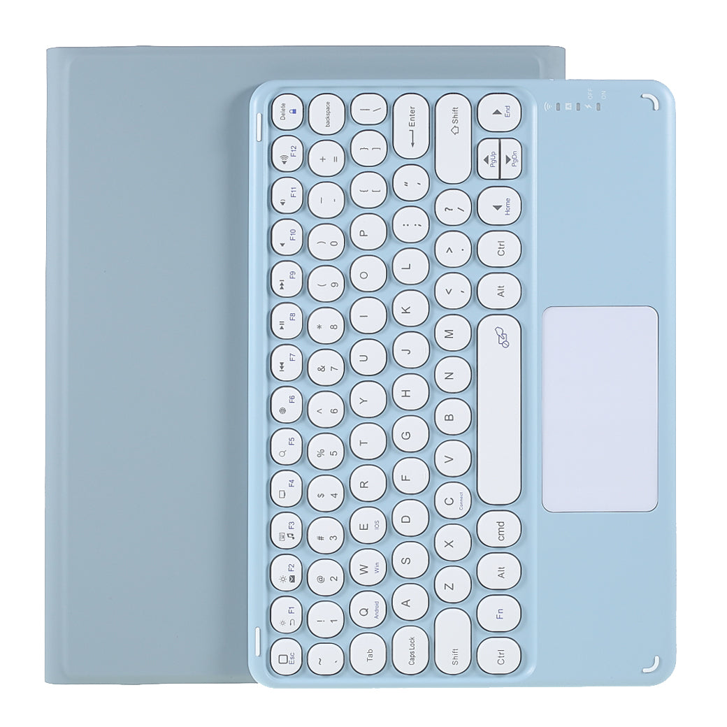 2 in 1 For iPad Pro 11-inch (2021/2020/2018) Leather Tablet Case Bluetooth Keyboard Protective Stand Tablet Cover with Pen Slot