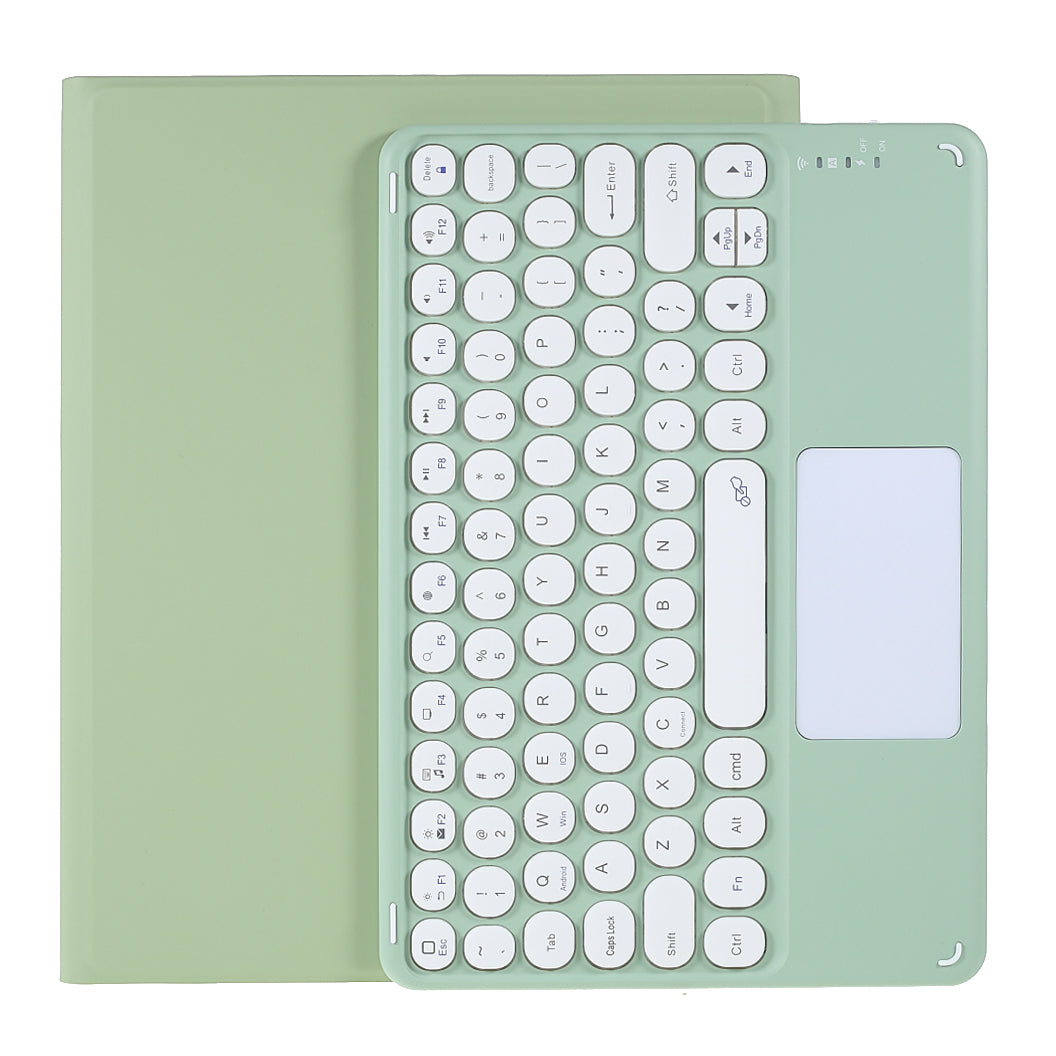 2 in 1 For iPad Pro 11-inch (2021/2020/2018) Leather Tablet Case Bluetooth Keyboard Protective Stand Tablet Cover with Pen Slot